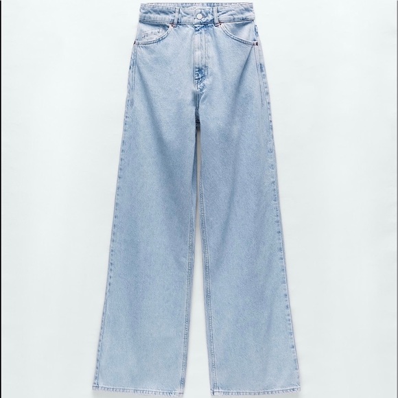 Zara Denim - High rise wide leg jeans - size 24